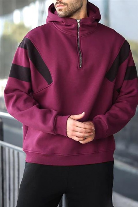 Bluza PEFIZO BORDO, Kolor : bordowy, IVET.PL - Modna odzież