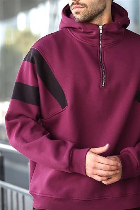 Bluza PEFIZO BORDO, Kolor : bordowy, IVET.PL - Modna odzież