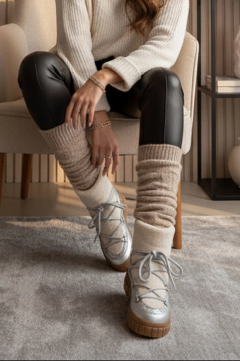 Apreski CELVERDA SILVER, Kolor : srebrny, IVET.PL - Modna odzież