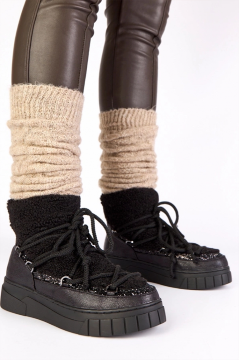 Apreski CELVERDA BLACK, Kolor : czarny, IVET.PL - Modna odzież