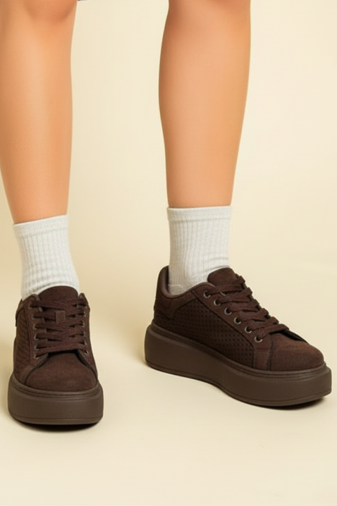 Trampki DALVENDRA, Kolor : brązowy, IVET.PL - Modna odzież