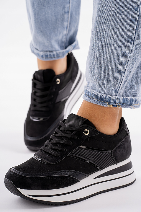 Sneakersy RALFIZA, Kolor : czarny, IVET.PL - Modna odzież