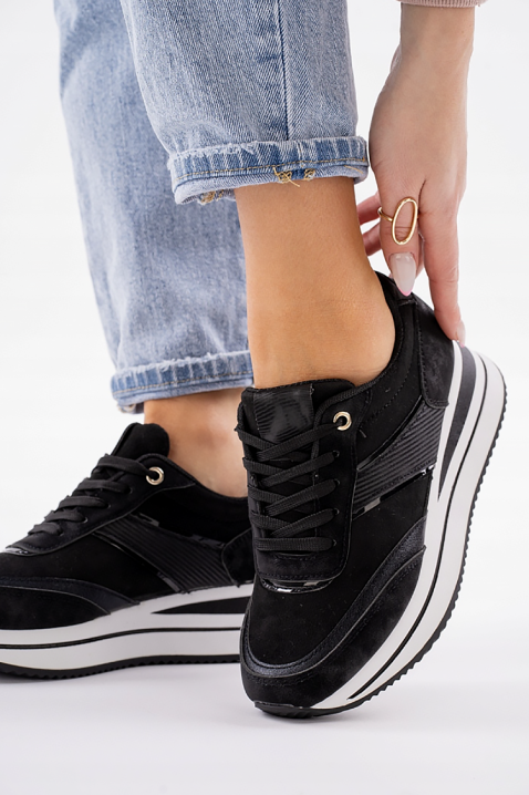 Sneakersy RALFIZA, Kolor : czarny, IVET.PL - Modna odzież