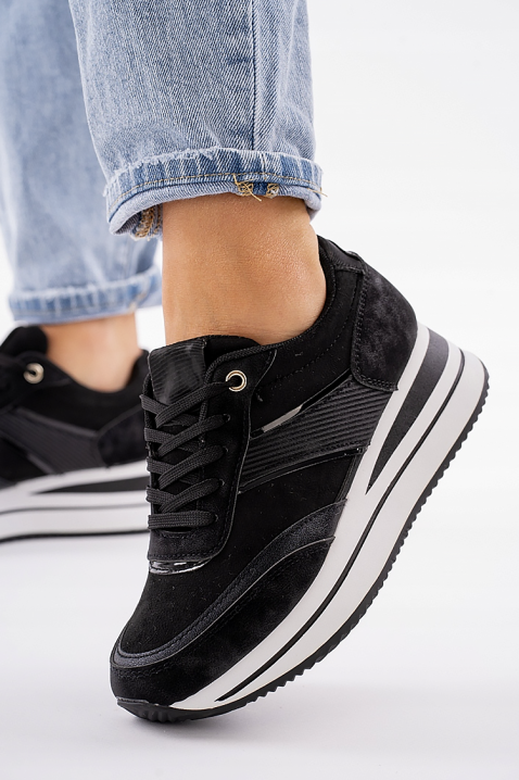 Sneakersy RALFIZA, Kolor : czarny, IVET.PL - Modna odzież