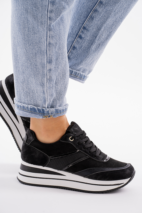 Sneakersy RALFIZA, Kolor : czarny, IVET.PL - Modna odzież