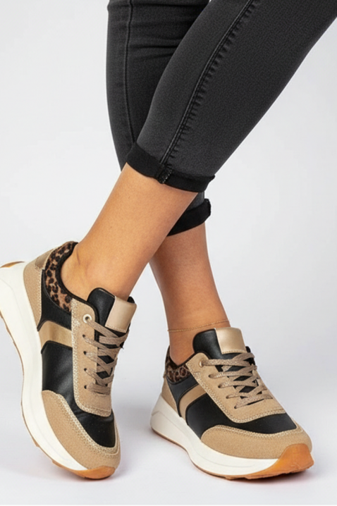 Sneakersy MOROZA, Kolor :  beżowy, IVET.PL - Modna odzież