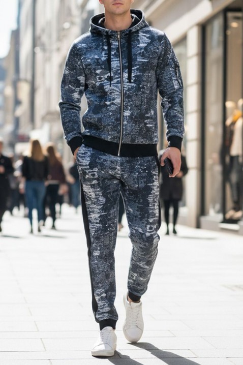 Komplet MORODO NAVY, Kolor : granatowy, IVET.PL - Modna odzież