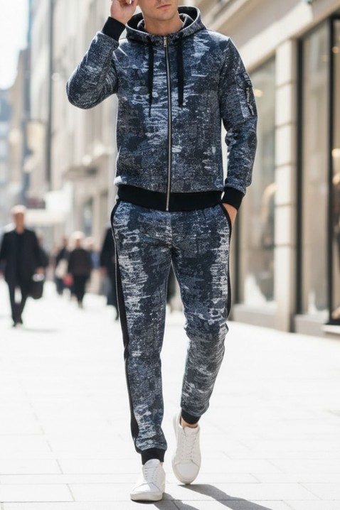 Komplet MORODO NAVY, Kolor : granatowy, IVET.PL - Modna odzież