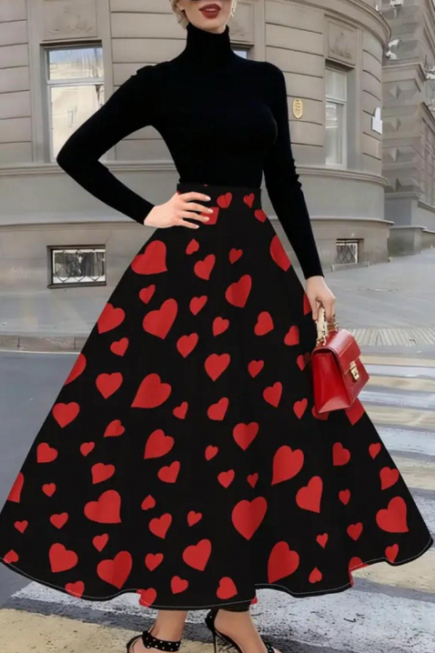 Spódnica HERTILZA, Kolor : czarny, IVET.PL - Modna odzież