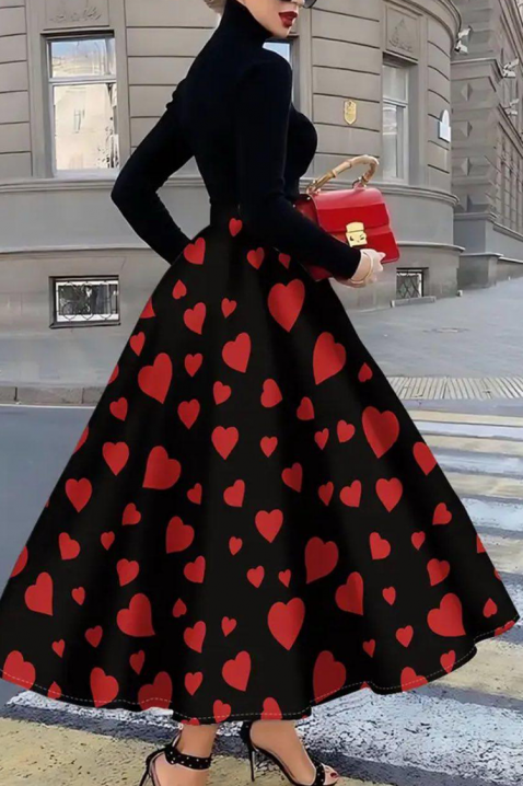 Spódnica HERTILZA, Kolor : czarny, IVET.PL - Modna odzież