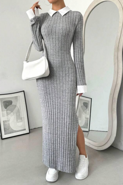 Sukienka DANVELA, Kolor : szary, IVET.PL - Modna odzież