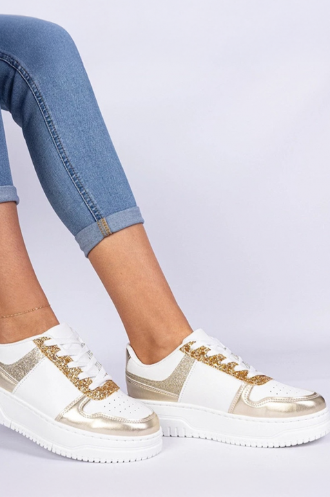 Sneakersy MLAVELDA GOLDEN, Kolor : złoty, IVET.PL - Modna odzież