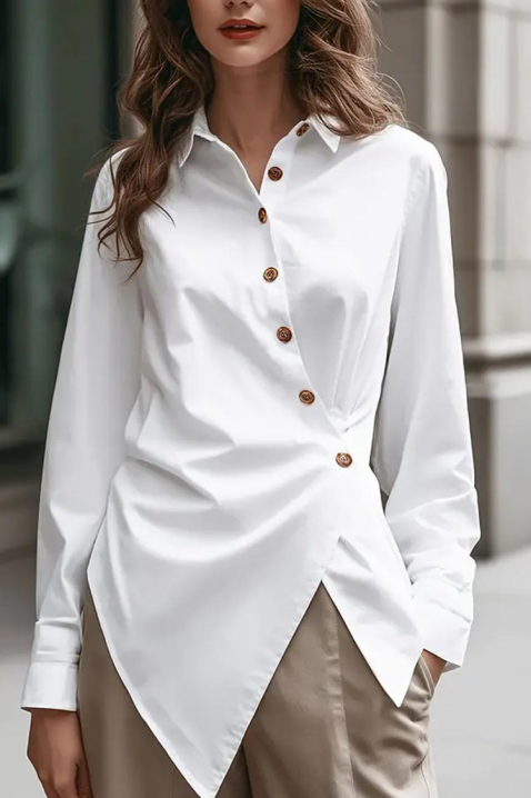 Koszula ZARFILA, Kolor : biały, IVET.PL - Modna odzież