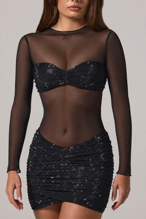 Sukienka GLARZOLA, Kolor : czarny, IVET.PL - Modna odzież