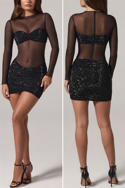 Sukienka GLARZOLA, Kolor : czarny, IVET.PL - Modna odzież