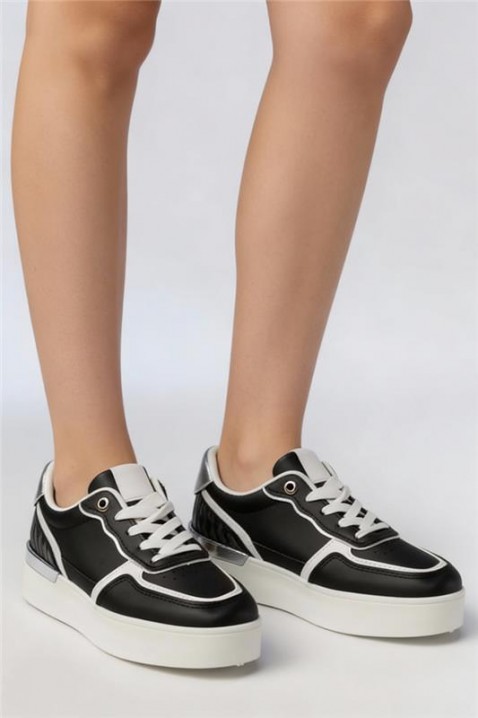 Sneakersy BELVONZA, Kolor : czarny, IVET.PL - Modna odzież