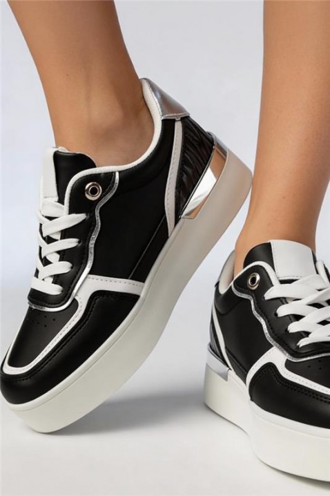 Sneakersy BELVONZA, Kolor : czarny, IVET.PL - Modna odzież