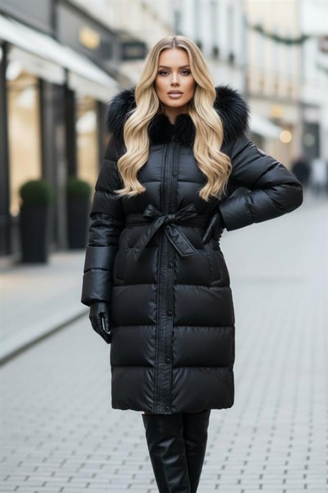 Kurtka DENVILDA BLACK, Kolor : czarny, IVET.PL - Modna odzież