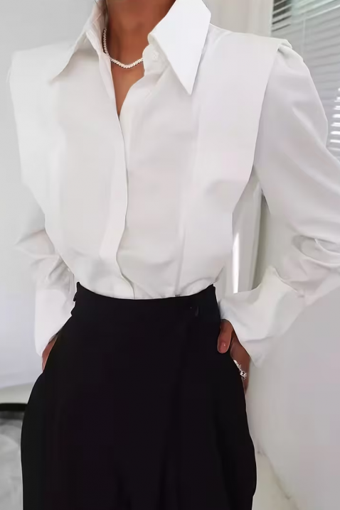 Koszula PLEVOLZA WHITE, Kolor : biały, IVET.PL - Modna odzież