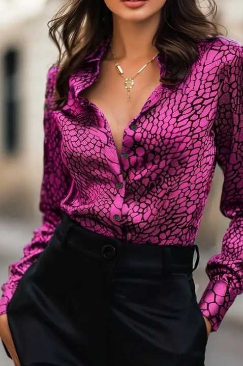 Koszula SNERVOLZA FUCHSIA, Kolor : fuksja, IVET.PL - Modna odzież