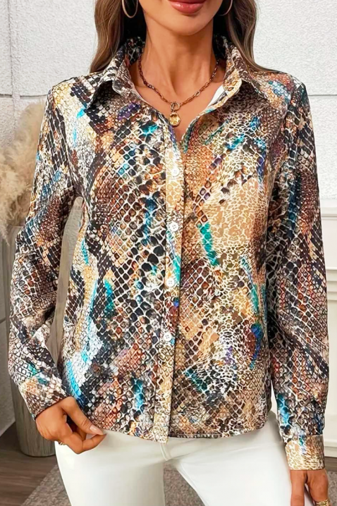 Koszula NROVELDA, Kolor : wielokolorowy, IVET.PL - Modna odzież