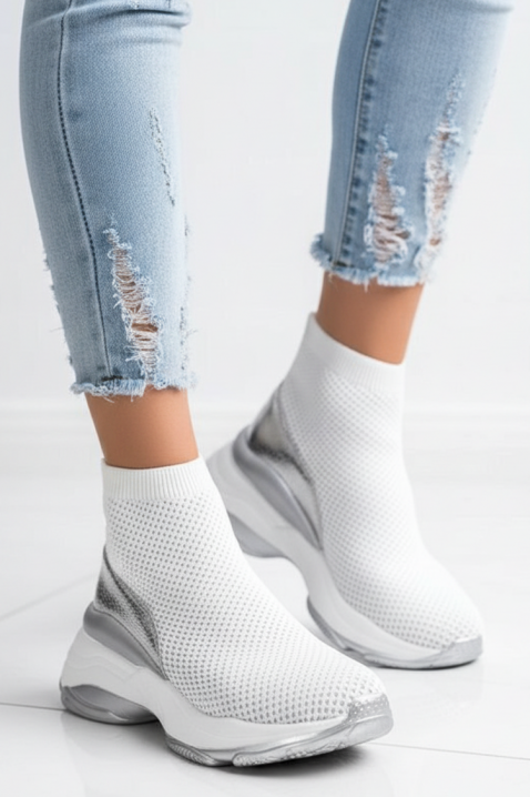 Buty skarpetkowe BROFELMA, Kolor : biały, IVET.PL - Modna odzież