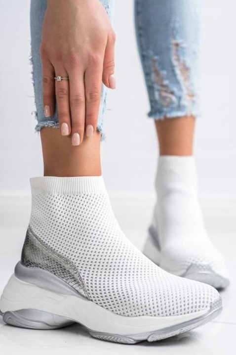 Buty skarpetkowe BROFELMA, Kolor : biały, IVET.PL - Modna odzież