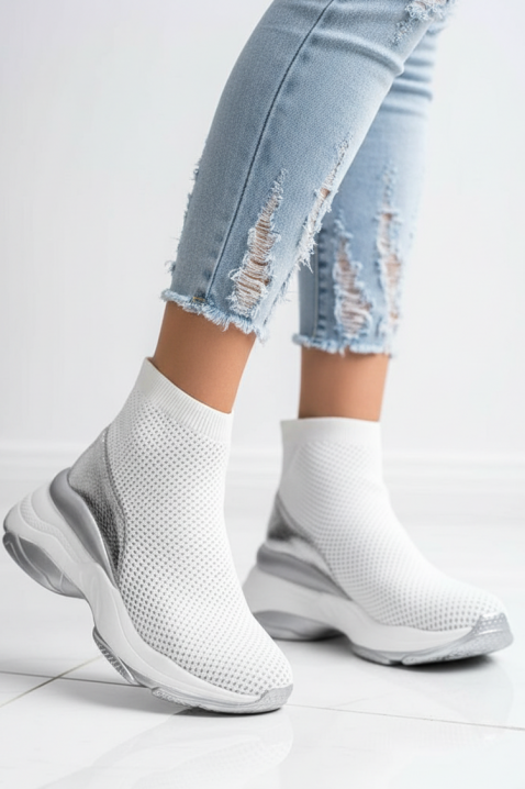 Buty skarpetkowe BROFELMA, Kolor : biały, IVET.PL - Modna odzież