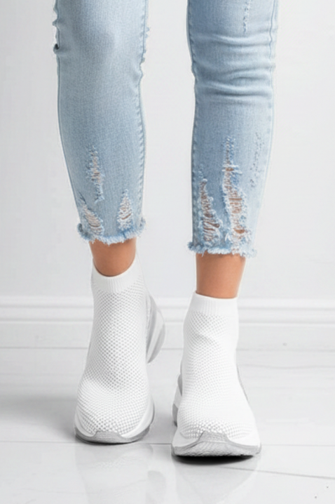 Buty skarpetkowe BROFELMA, Kolor : biały, IVET.PL - Modna odzież