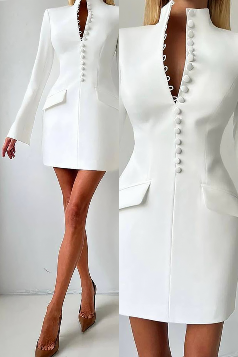 Sukienka BLIVOLD, Kolor : biały, IVET.PL - Modna odzież