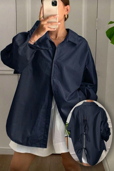 Koszula PREVOLZA NAVY, Kolor : granatowy, IVET.PL - Modna odzież