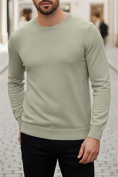 Sweter BORJO OLIVE, Kolor : oliwkowy, IVET.PL - Modna odzież