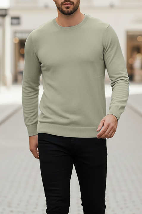 Sweter BORJO OLIVE, Kolor : oliwkowy, IVET.PL - Modna odzież