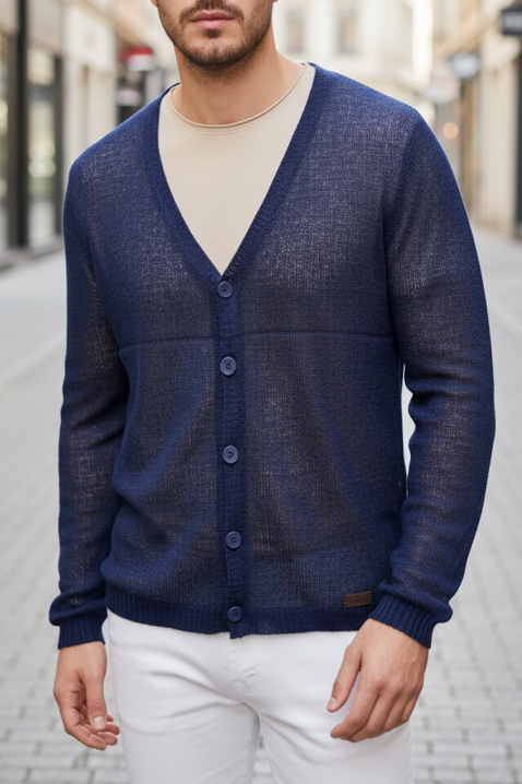 Kardigan KALBER, Kolor : granatowy, IVET.PL - Modna odzież