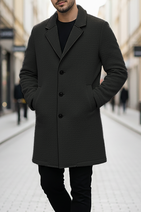 Płaszcz MELFER BLACK, Kolor : czarny, IVET.PL - Modna odzież