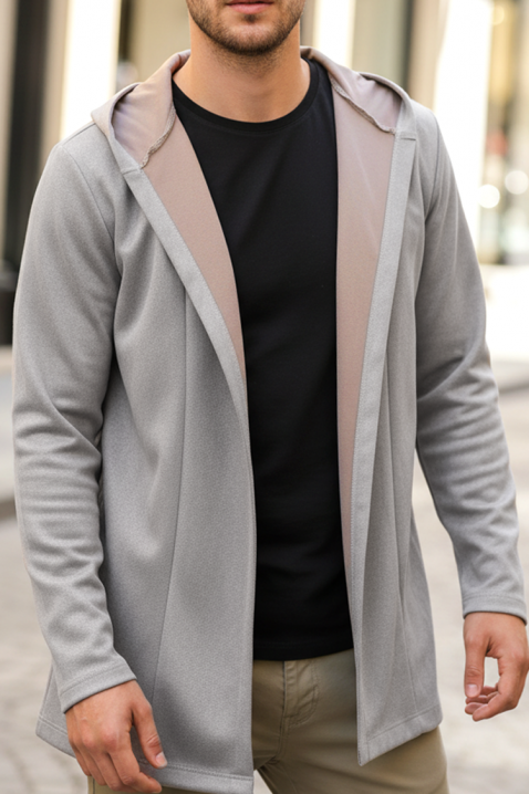 Kardigan MEZIFO GREY, Kolor : szary, IVET.PL - Modna odzież