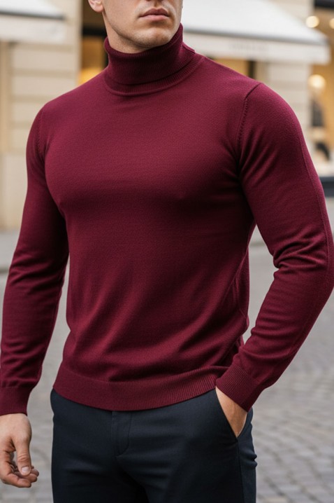 Golf DORODO BORDO, Kolor : bordowy, IVET.PL - Modna odzież