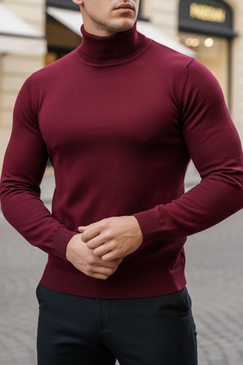 Golf DORODO BORDO, Kolor : bordowy, IVET.PL - Modna odzież