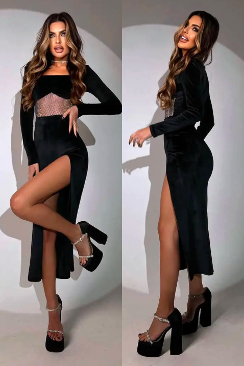 Sukienka PREVILDA, Kolor : czarny, IVET.PL - Modna odzież