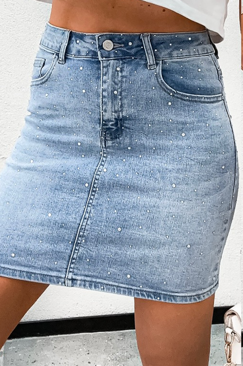 Spódnica KLIMANZA, Kolor : błękitny, IVET.PL - Modna odzież