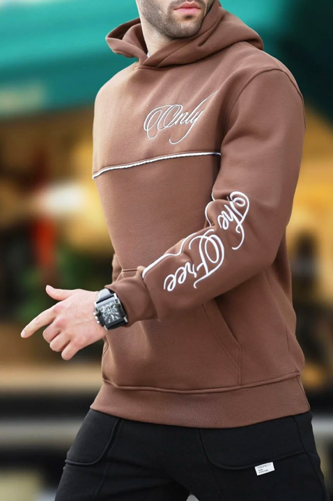 Bluza BROGOTO BROWN, Kolor : brązowy, IVET.PL - Modna odzież