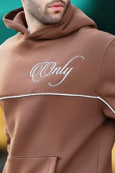 Bluza BROGOTO BROWN, Kolor : brązowy, IVET.PL - Modna odzież