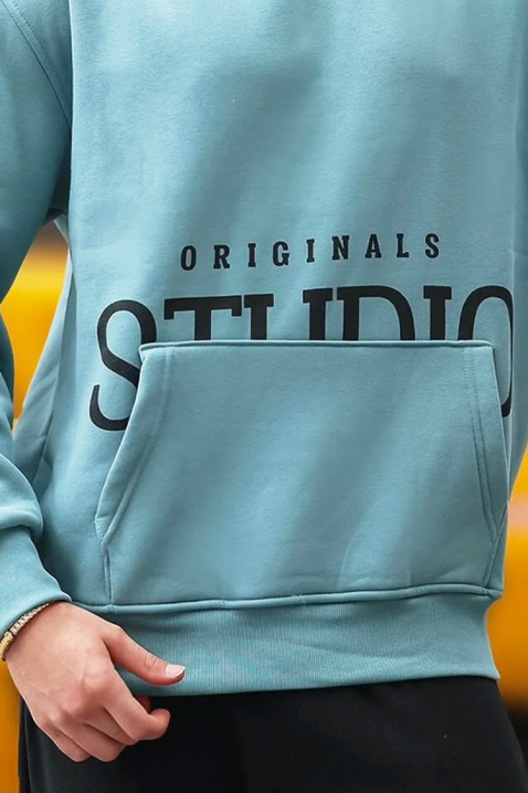 Bluza MAREFO SKY, Kolor : błękitny, IVET.PL - Modna odzież