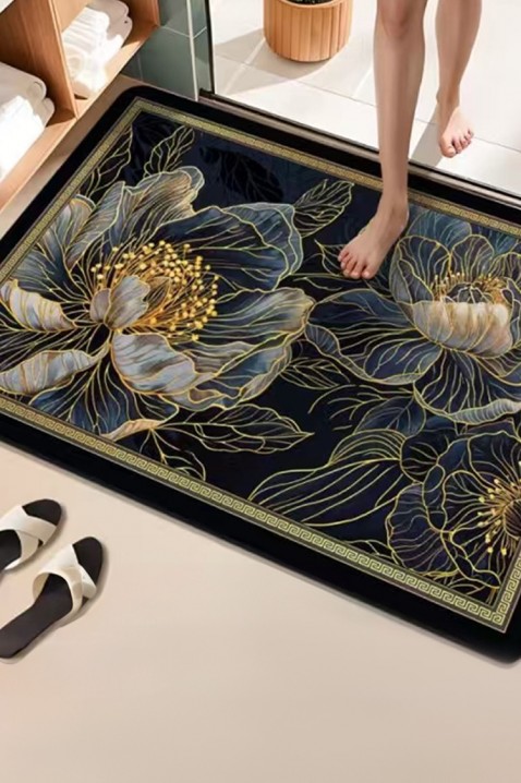 Dywanik łazienkowy NIOGELVA, Kolor : czarny, IVET.PL - Modna odzież