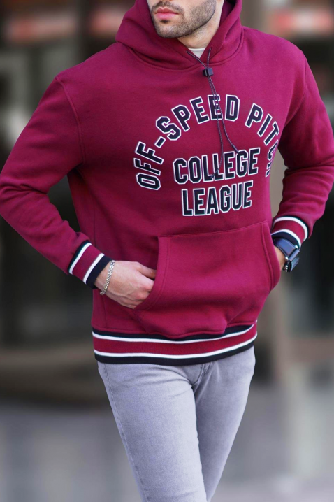 Bluza FRELDO BORDO, Kolor : bordowy, IVET.PL - Modna odzież