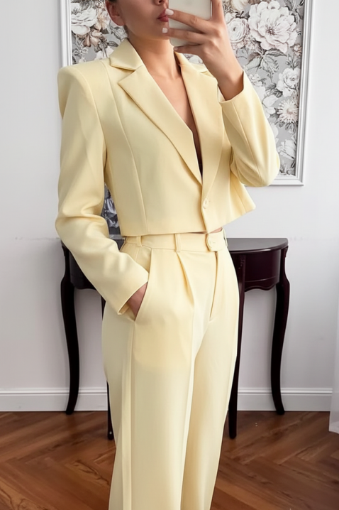 Komplet LELONDANA YELLOW, Kolor : żółty, IVET.PL - Modna odzież