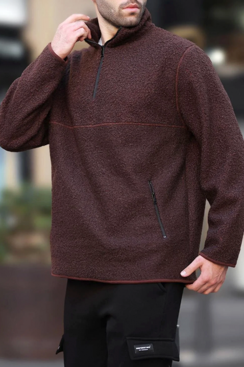 Bluza VIMIR BROWN, Kolor : brązowy, IVET.PL - Modna odzież