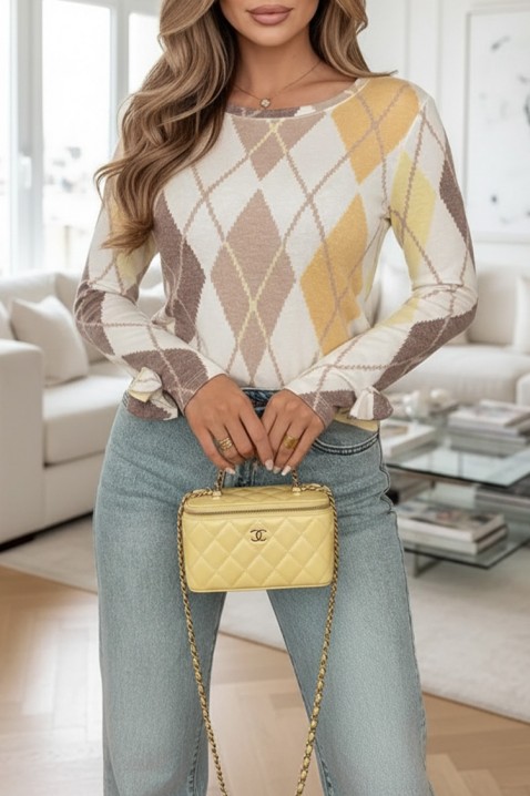 Bluzka VALIONA YELLOW, Kolor : żółty, IVET.PL - Modna odzież