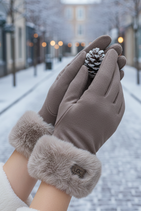 Rękawiczki ELIORJA MOCHA, Kolor : mocca, IVET.PL - Modna odzież