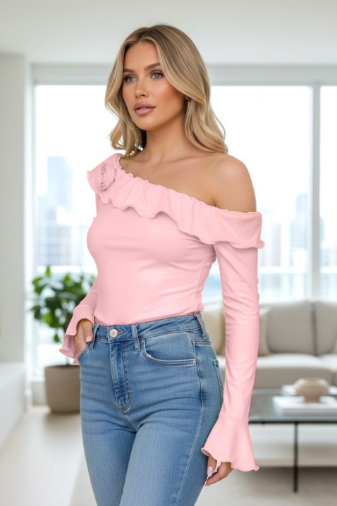 Bluzka REMILONGA PINK, Kolor : różowy, IVET.PL - Modna odzież